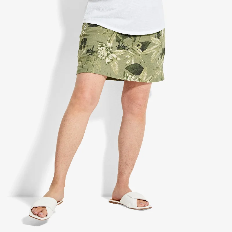 Classic Editions Women's Summer Look All-Over Print Skort