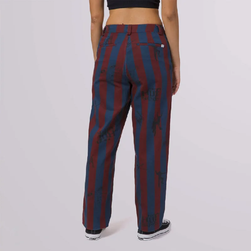 Huf - Womens Printed Skate Pants Plum