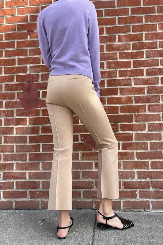 Kick Stretch-Cotton Pants in Khaki