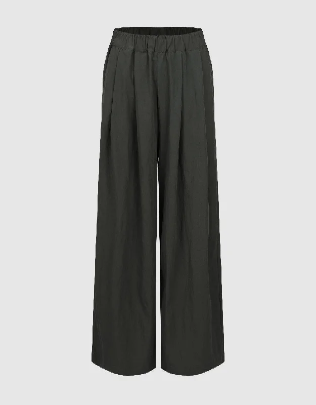 Loose Wide-Leg Pants