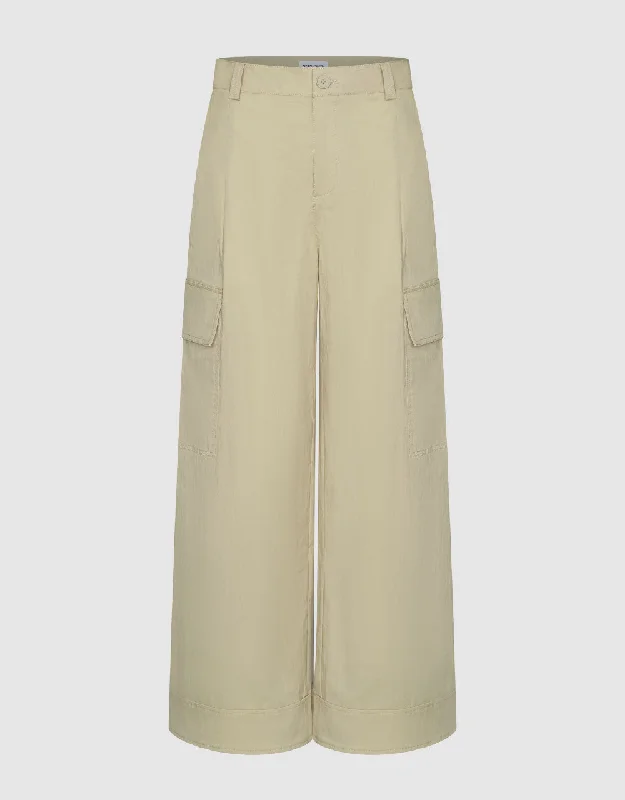 Loose Wide-Leg Pants