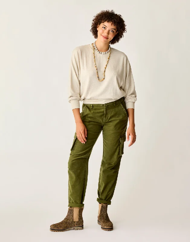 Nina Cargo Pant: Fir