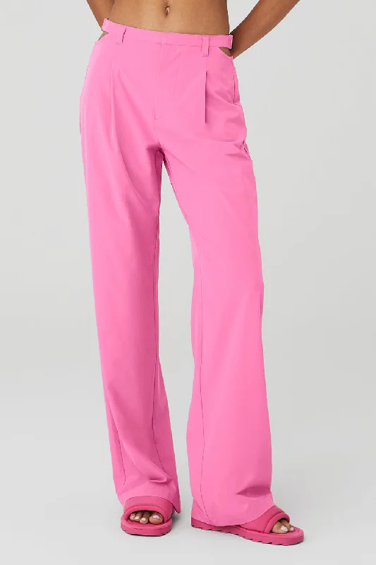 Mid-Rise Showdown Trouser - Paradise Pink