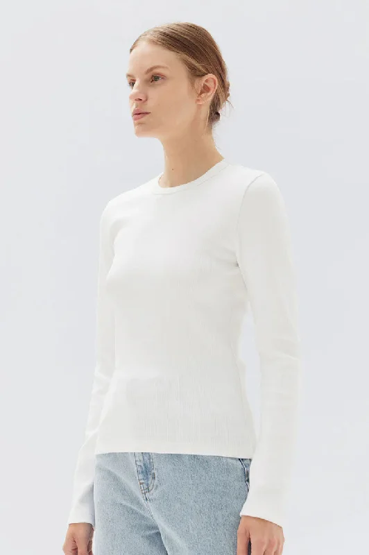 Assembly Miana Organic LS Tee - White