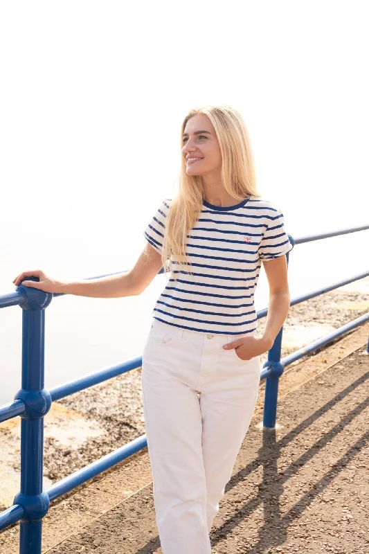 Causeway Tee - Indigo Stripe