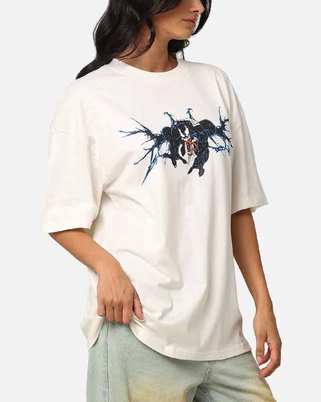 Goat Crew Marvel Spider-Man Y2K Venom T-Shirt Off White