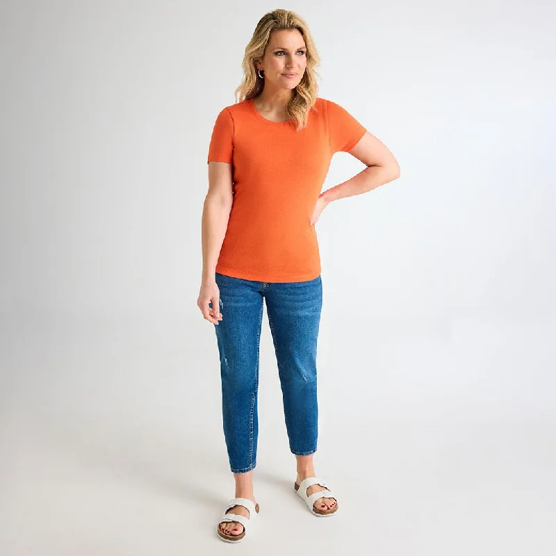 Ladies Orangeade Crew Neck T-Shirt