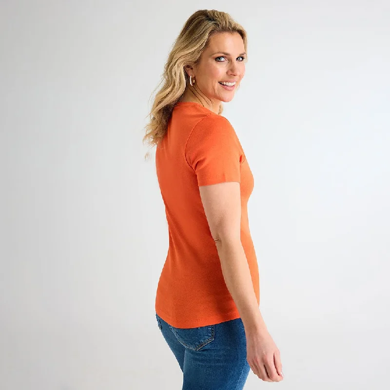 Ladies Orangeade Crew Neck T-Shirt