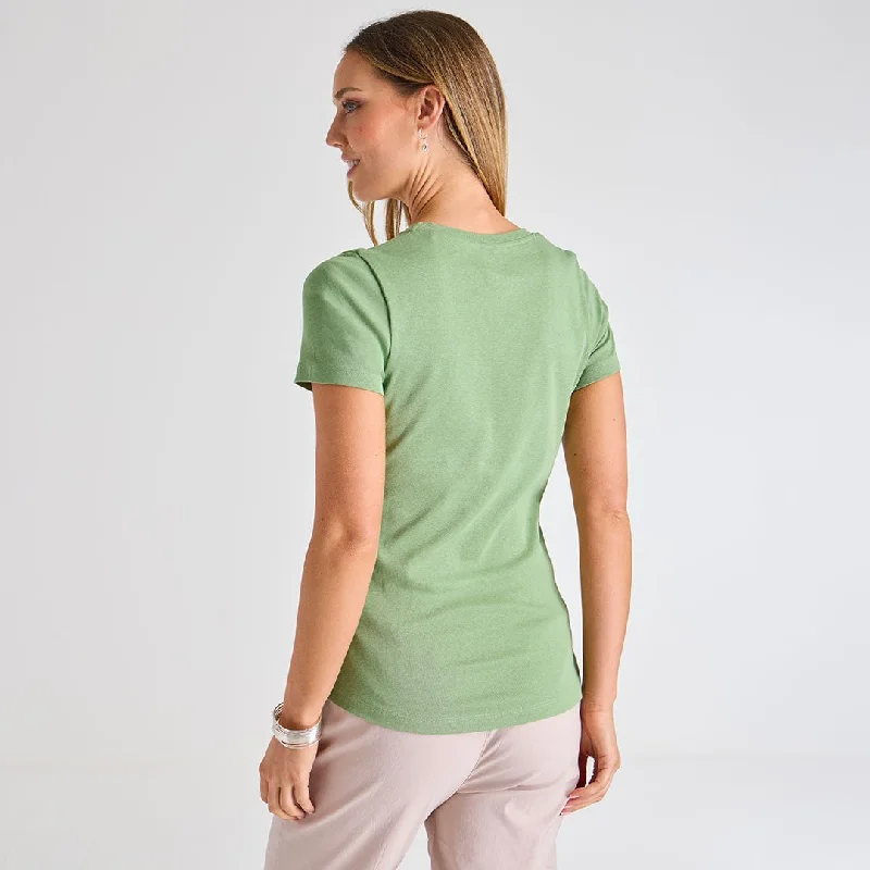 Ladies Watercress Crew Neck T-Shirt