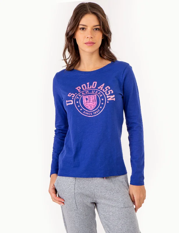 LONG SLEEVE ARCH PRINT T-SHIRT