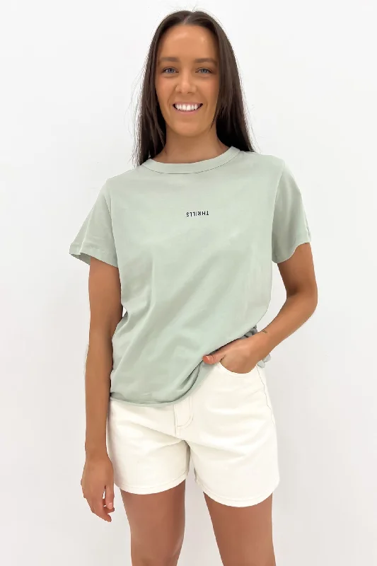 Minimal Thrills Relaxed Tee Sage Grey