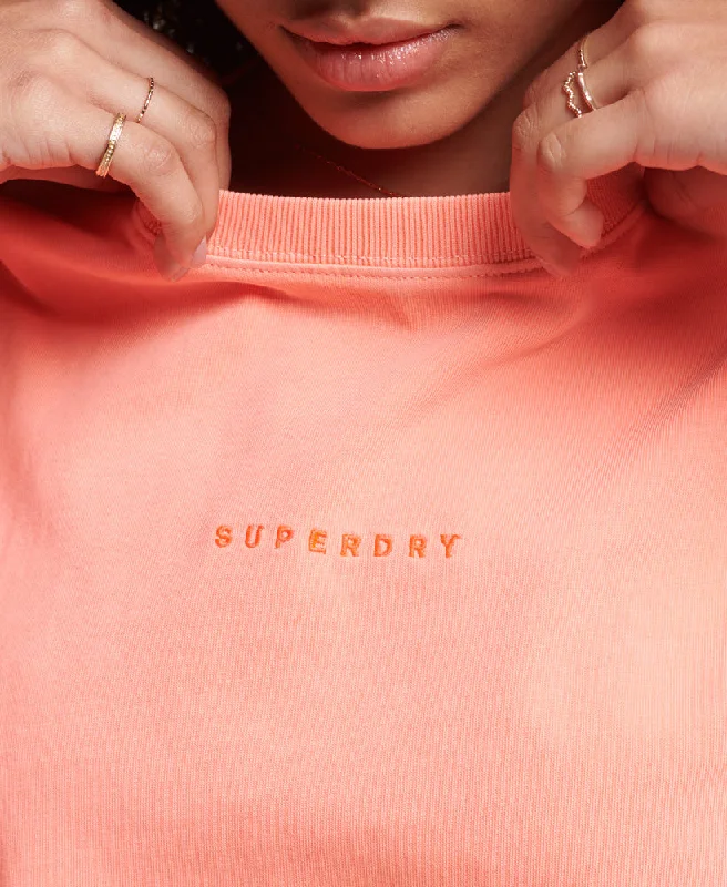 Surplus Micro Oversized Boxy T Shirt | Pastelline Coral