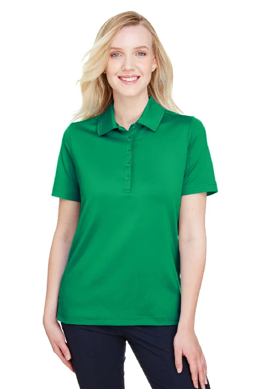 Devon & Jones Womens CrownLux Range Flex Performance Moisture Wicking Short Sleeve Polo Shirt - Kelly Green