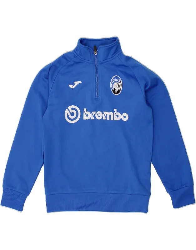 JOMA Boys Atalanta 1907 Sweatshirt Jumper 9-10 Years Medium Blue Polyester