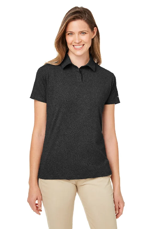 Nautica Womens Saltwater UV Protection Short Sleeve Polo Shirt - Onyx Black