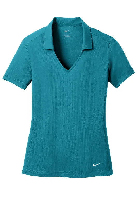 Nike Womens Dri-Fit Moisture Wicking Short Sleeve Polo Shirt - Blustery Green