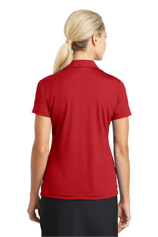 Nike Womens Dri-Fit Moisture Wicking Short Sleeve Polo Shirt - University Red