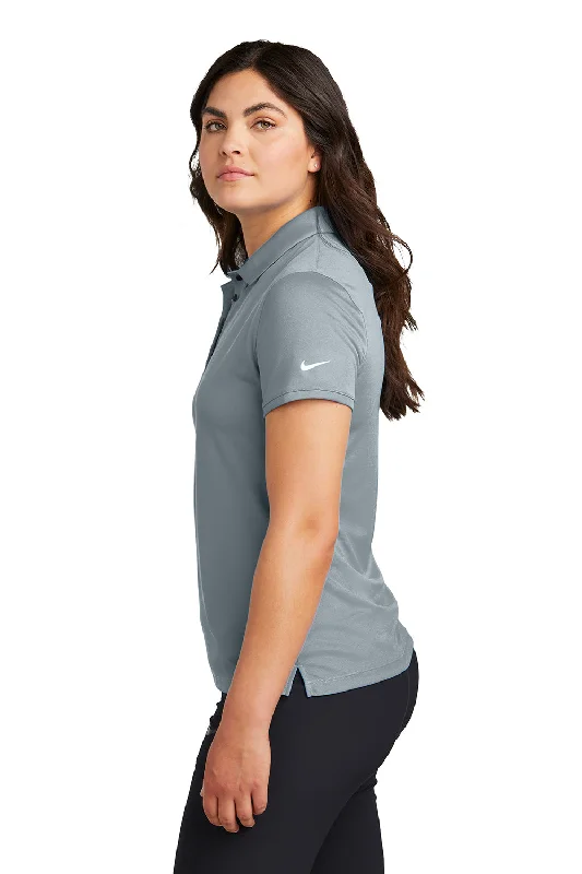 Nike Womens Victory Dri-Fit Moisture Wicking Short Sleeve Polo Shirt - Cool Grey