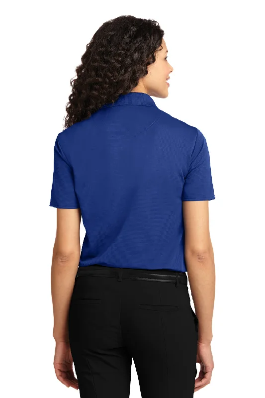 Port Authority Womens Dry Zone Moisture Wicking Short Sleeve Polo Shirt - Royal Blue