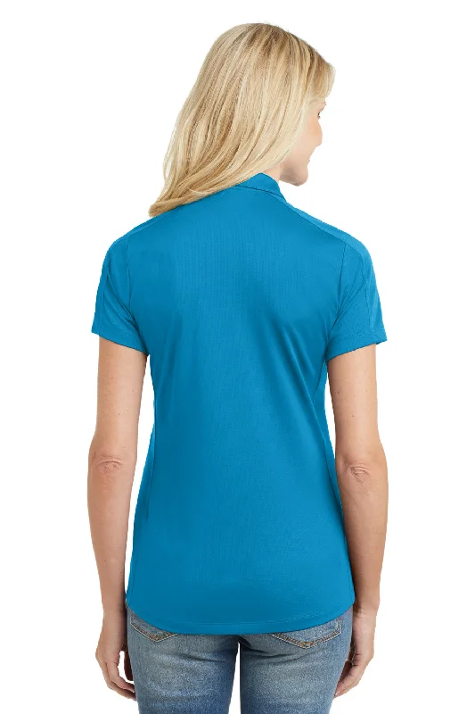 Port Authority Womens Moisture Wicking Short Sleeve Polo Shirt - Blue Wake