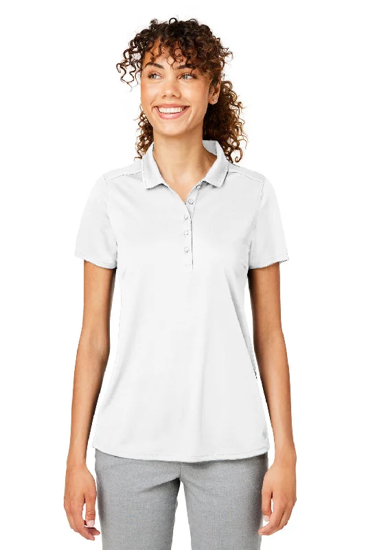 Puma Womens Gamer Moisture Wicking Short Sleeve Polo Shirt - Bright White