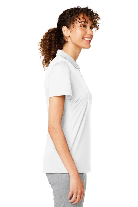 Puma Womens Gamer Moisture Wicking Short Sleeve Polo Shirt - Bright White