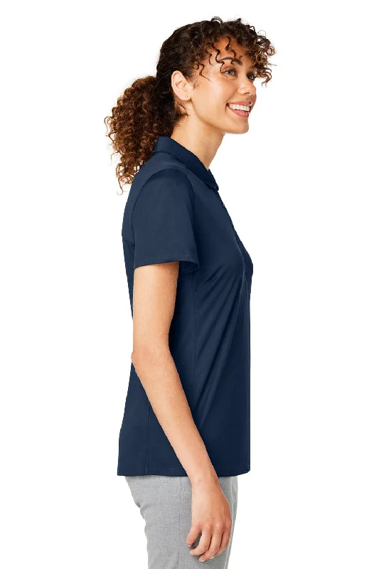 Puma Womens Gamer Moisture Wicking Short Sleeve Polo Shirt - Navy Blue