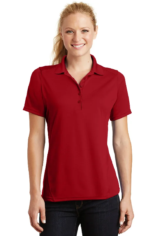 Sport-Tek Womens Dry Zone Moisture Wicking Short Sleeve Polo Shirt - True Red