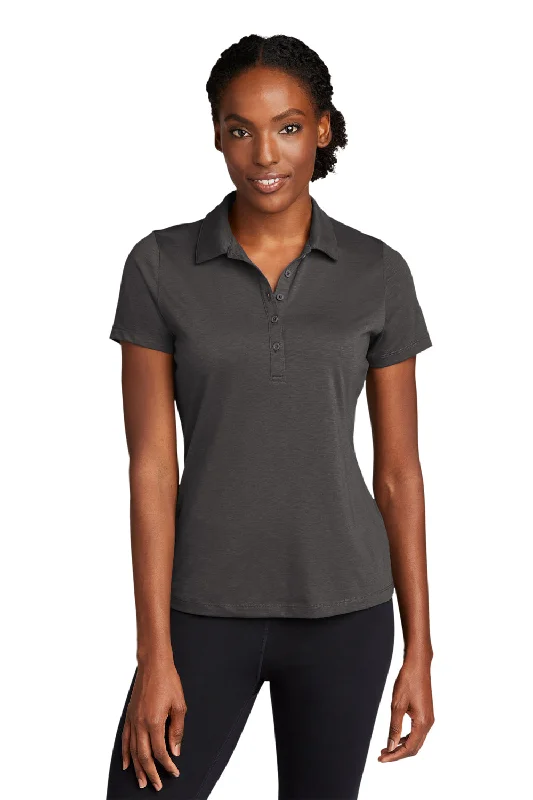 Sport-Tek Womens Strive Moisture Wicking Short Sleeve Polo Shirt - Graphite Grey