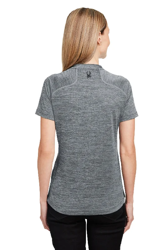 Spyder Womens Mission Blade Short Sleeve Polo Shirt - Polar Grey