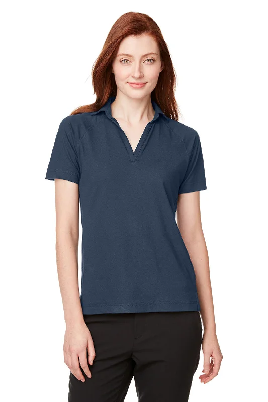 Spyder Womens Spyre UV Protection Short Sleeve Polo Shirt - Frontier Blue Frost