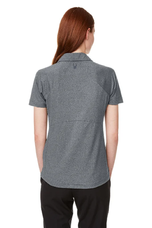 Spyder Womens Spyre UV Protection Short Sleeve Polo Shirt - Polar Grey Frost