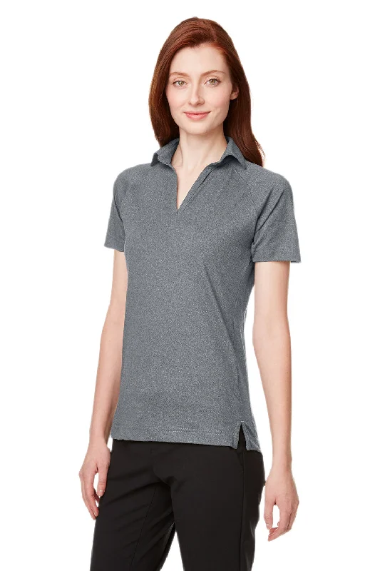 Spyder Womens Spyre UV Protection Short Sleeve Polo Shirt - Polar Grey Frost