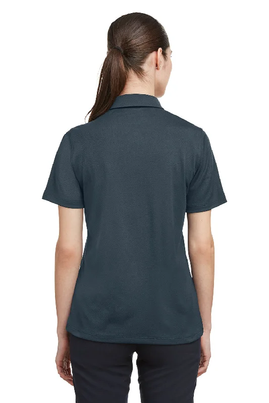 Under Armour Womens Tech Moisture Wicking Short Sleeve Polo Shirt - Stealth Grey - Closeout